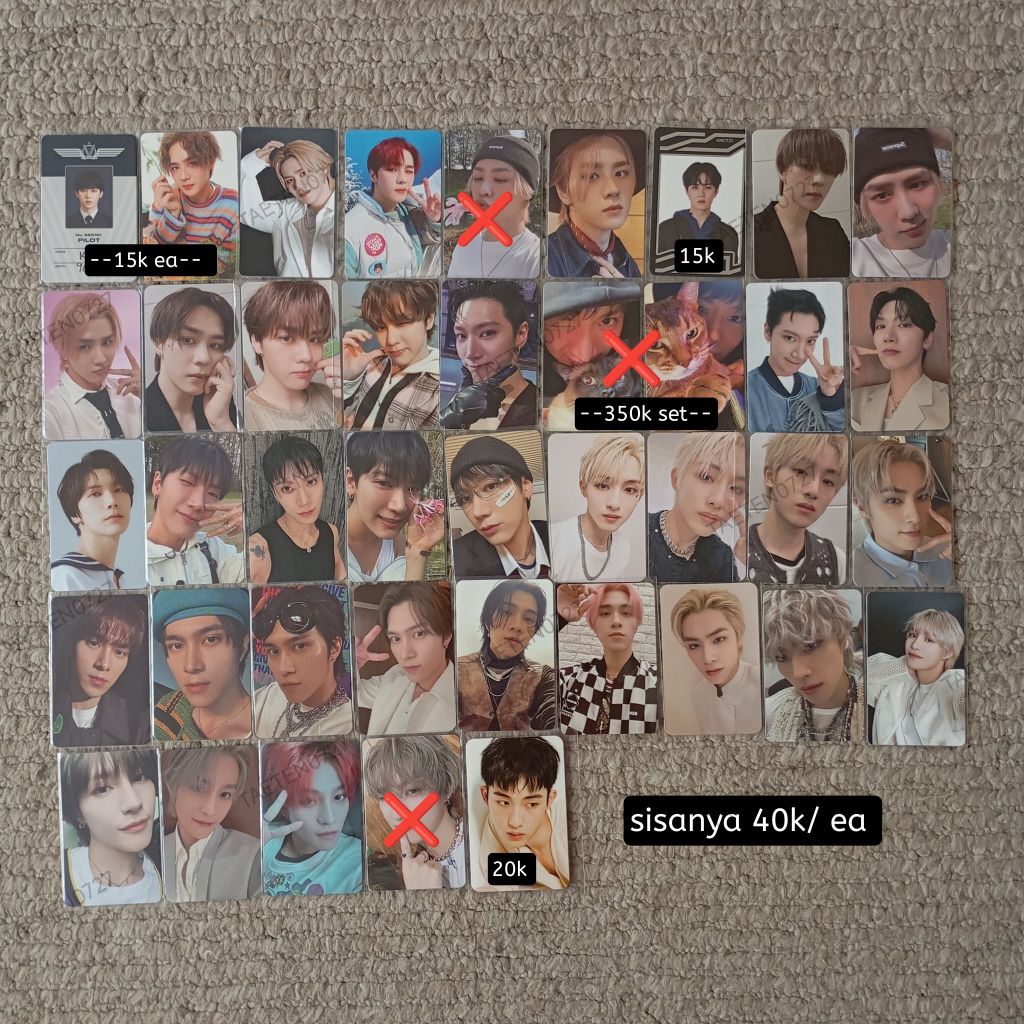 wayv on my youth give me that on ten photocard pc kun winwin hendery xiaojun yangyang smini smtown u