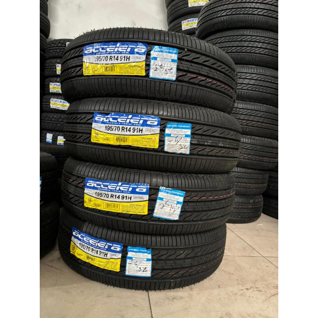 Ban Mobil Accelera Eco-Plus 195/70 R14 Terbaru| ban mobil murah 195 70 ring14