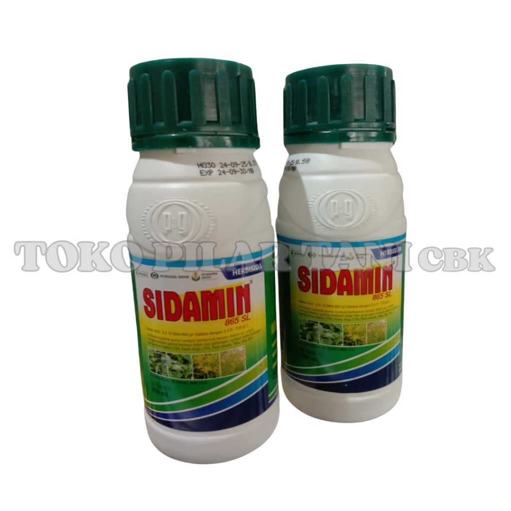 Herbisida Sidamin 865SL 200ML Untuk Gulma Berdaun Lebar