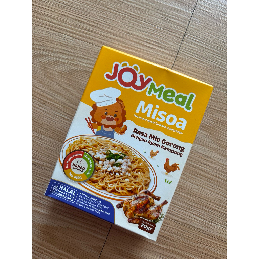 Joy meal misoa rasa mie goreng ayam kampung