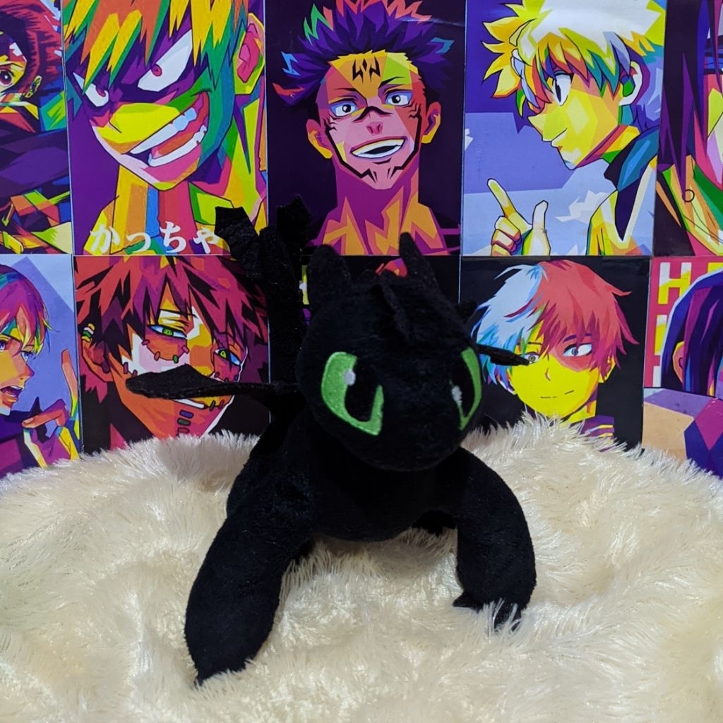 Boneka Toothless How To Train Your Dragon (Ori Cut Brand)