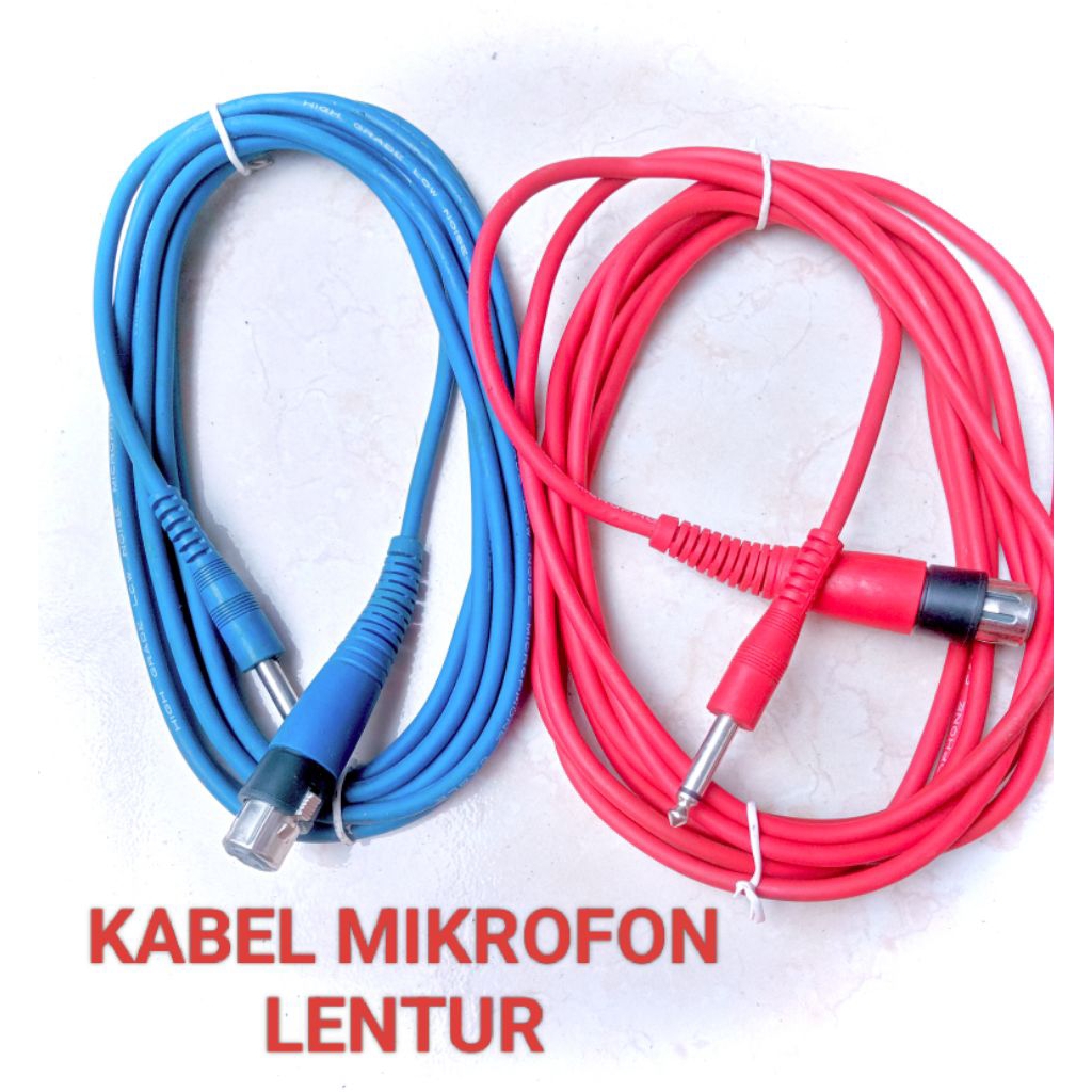 PROMO KABEL MIKROFON LENTUR. MURAH MERIAH KUALITAS BAGUS UNTUK AUDIO TERBAIK