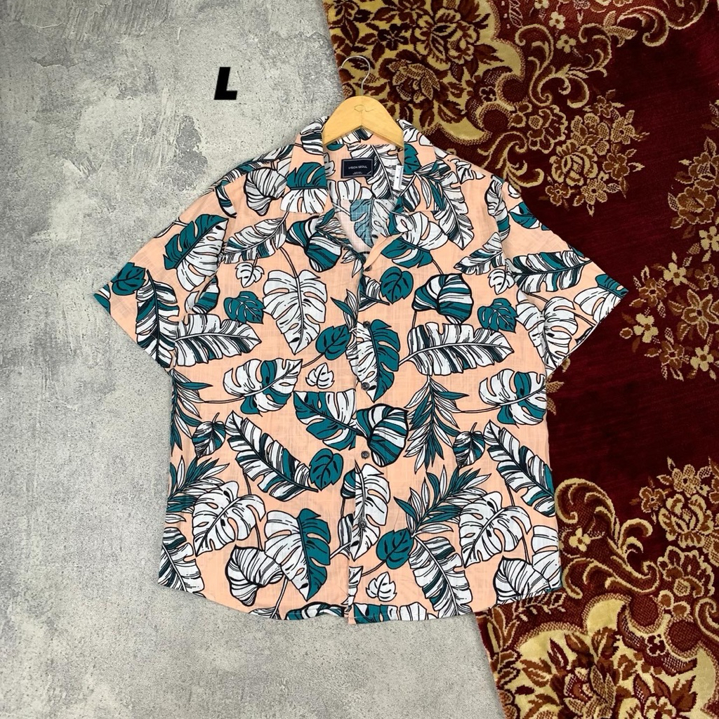 Vision Seoul Open Collar Pattren Shirt Nov 184