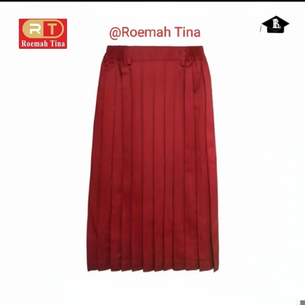 BENLY Seragam Sekolah Rok SD Panjang / Rok SD / Rok Sekolah