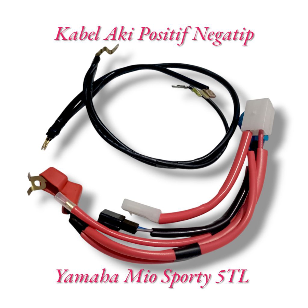KABEL AKI ACCU NEGATIP POSITIP MOTOR YAMAHA MIO SPORTY 5TL