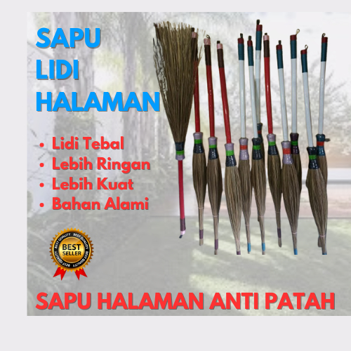 SAPU LIDI HALAMAN PREMIUM ANTI PATAH [HALAMAN]