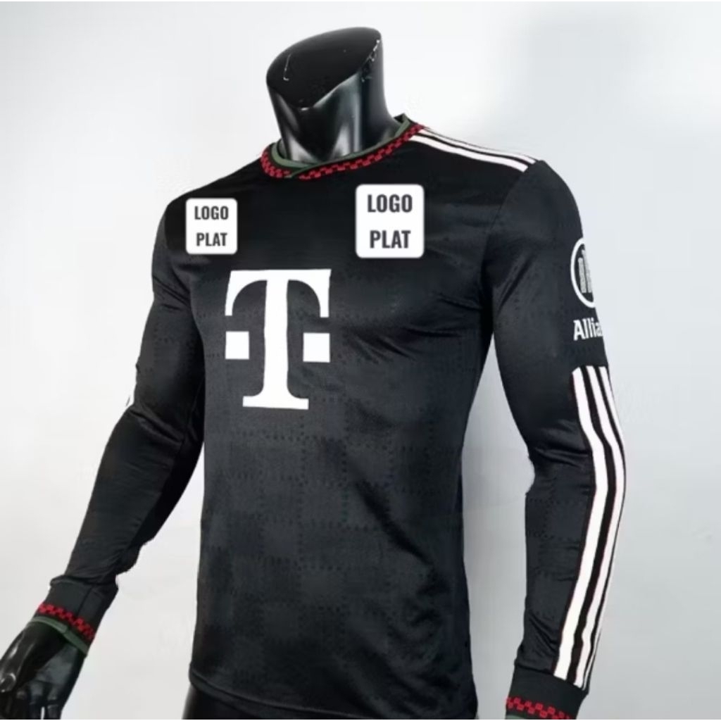 JERSEY BOLA BAYERN MUNCHEN 3RD THIRD LONGSLEEVE LS LENGAN PANJANG PLAYER ISSUE PI 2025 2026