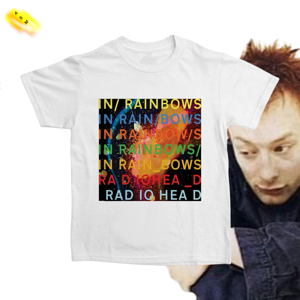 Kaos Radiohead In Rainbows White by A Something Market