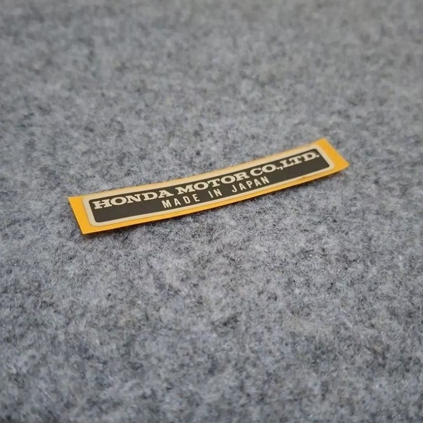 Sticker Stiker Detail Frame Rangka Honda Motor Co Ltd Made In japan Honda C50 C70 C90 C700 C800 Supe