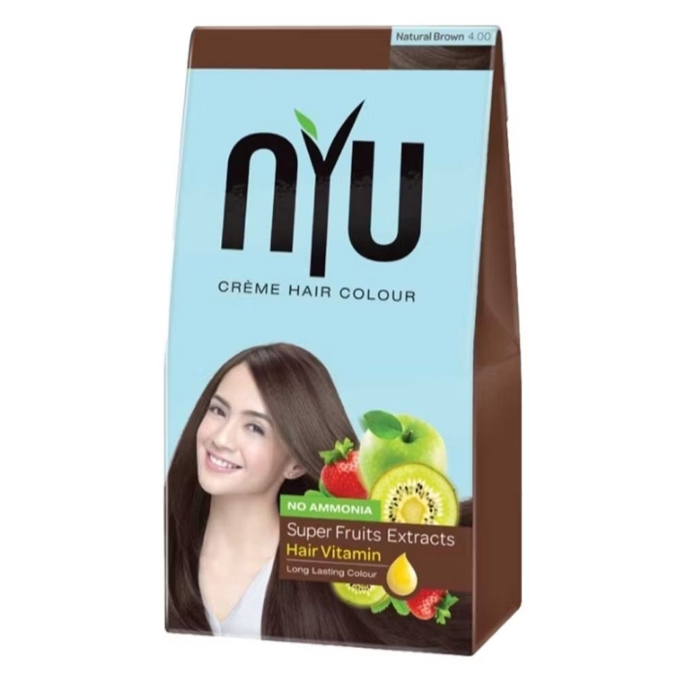 NYU Pewarna Rambut Natural Brown 30 ml