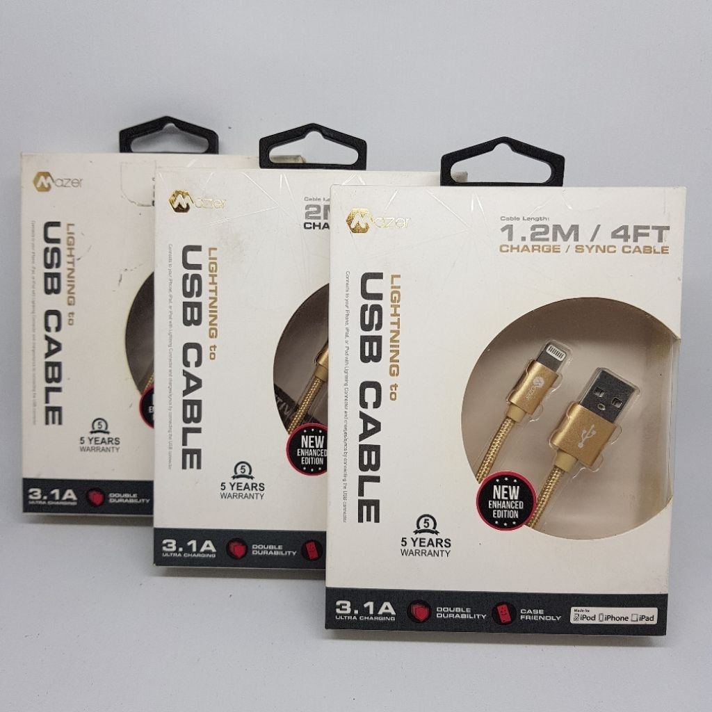 Mazer Lightning to USB Cable MFI - IBOX