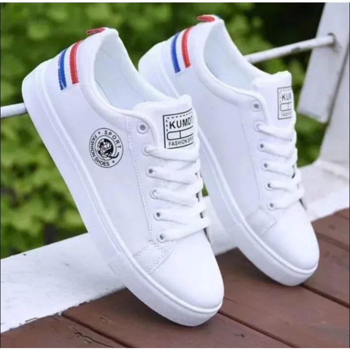 sepatu pria style korea sport bendera modelan