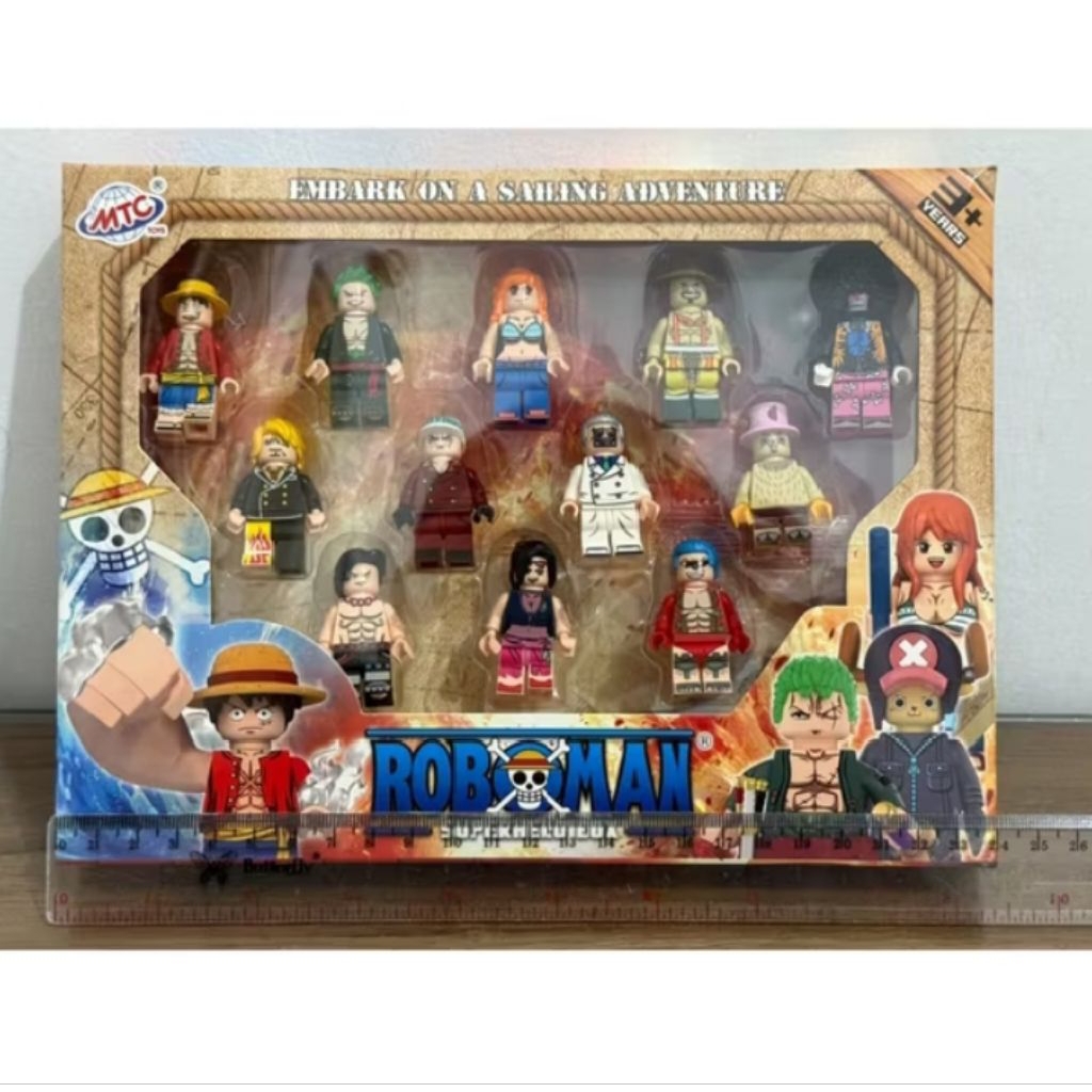 ROBOMAN LEGO SUPER HERO BOX SERIES  MINICRAFF ONE PIECE MINECRAFT PLUS WEAPONS ADA AXSESORIS ROBLOX 