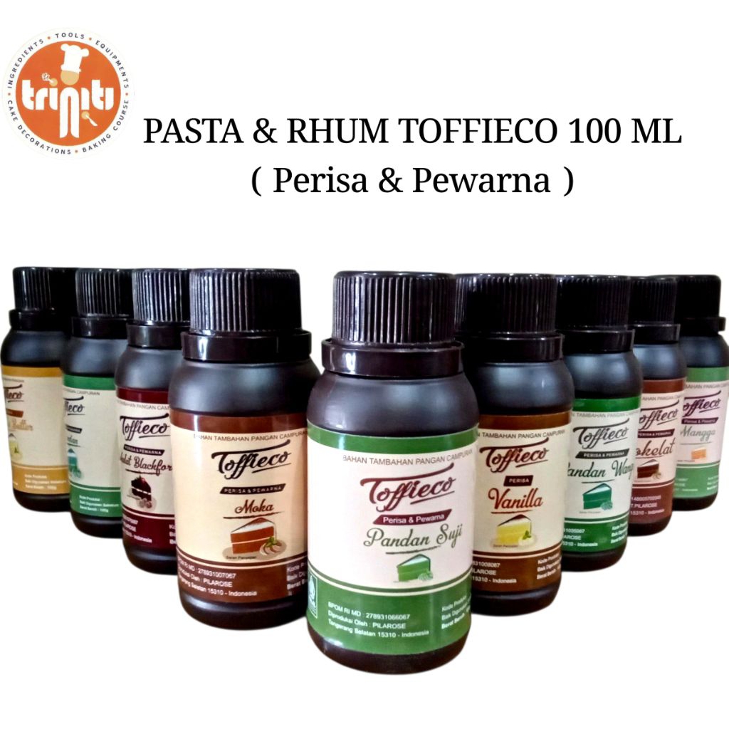 Pasta Toffieco & Rum Toffieco 100 ML( Perisa & Pewarna)