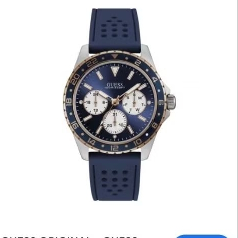 GUESS W1108G4 BIRU original