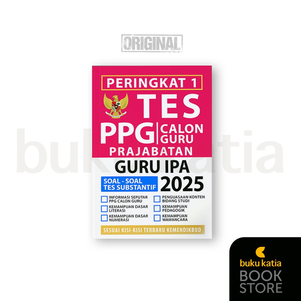 Buku PPG Prajabatan Guru IPA Guru Kelas 2025 - Buku PPG Calon Guru IPA 2025