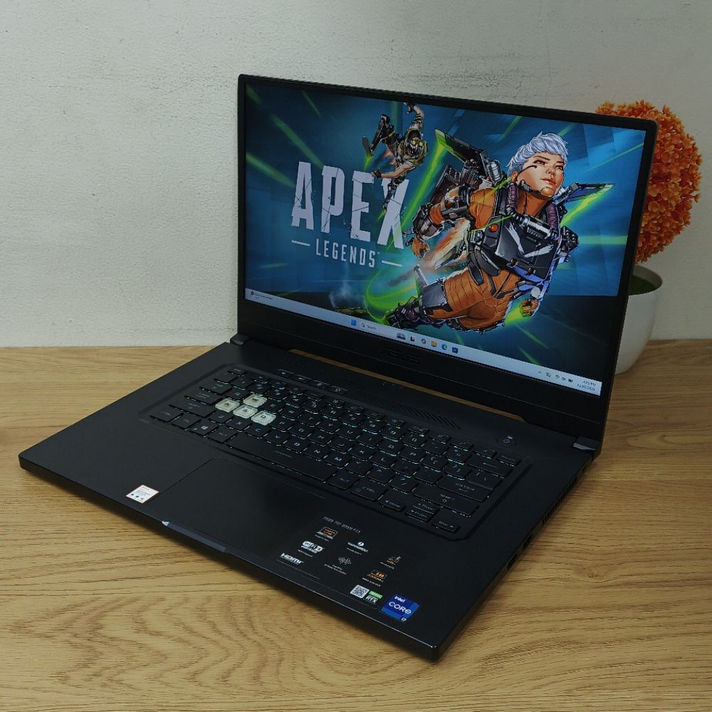 Laptop Gaming, Editing, Rendering Asus Tuf Dash F15 FX516PM Intel Core i7-11370H Gen11 Ram 16Gb SSD 