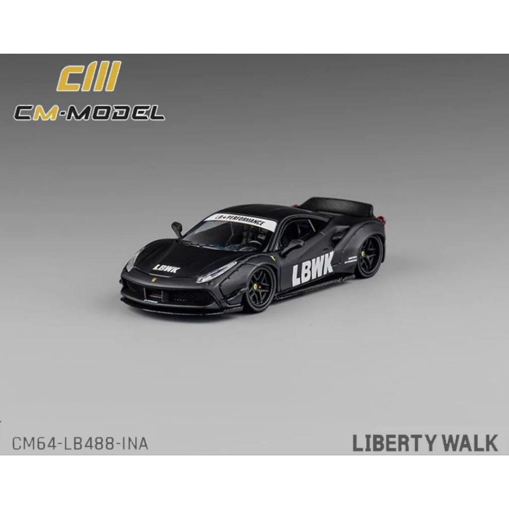 CM MODEL LBWK FERRARI 488 WIDEBODY INDONESIA EXCLUSIVE - CHASE