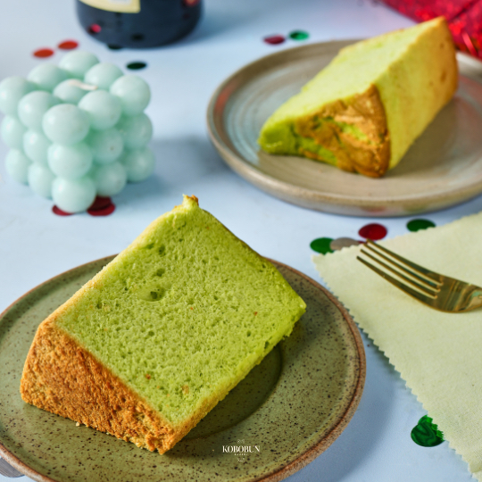 Kobobun Chiffon Pandan Slice
