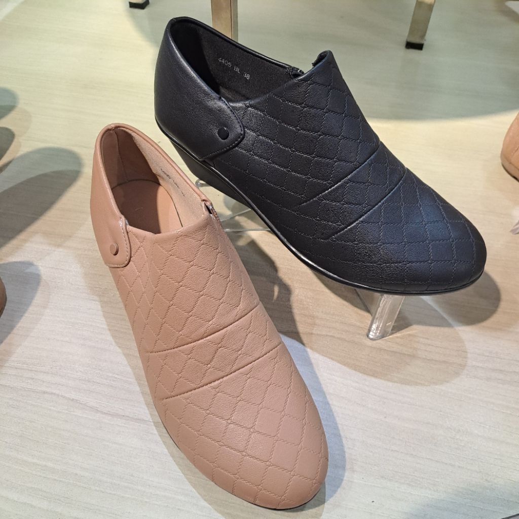 sepatu boot wanita heels wedges 5 cm laviola