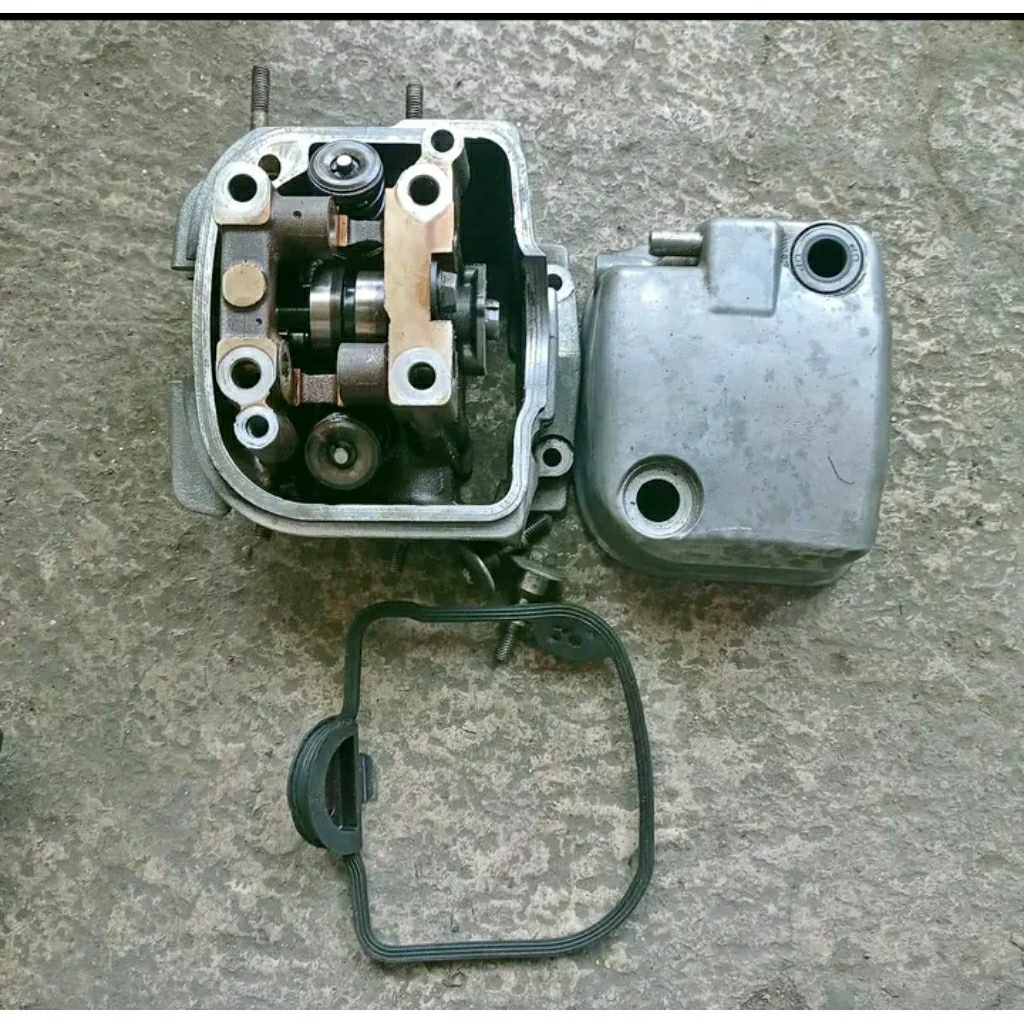 head kop original blok klep cilynder fullset Honda beat fi 2013 2014 Scoopy fi stater kasar spaci fi