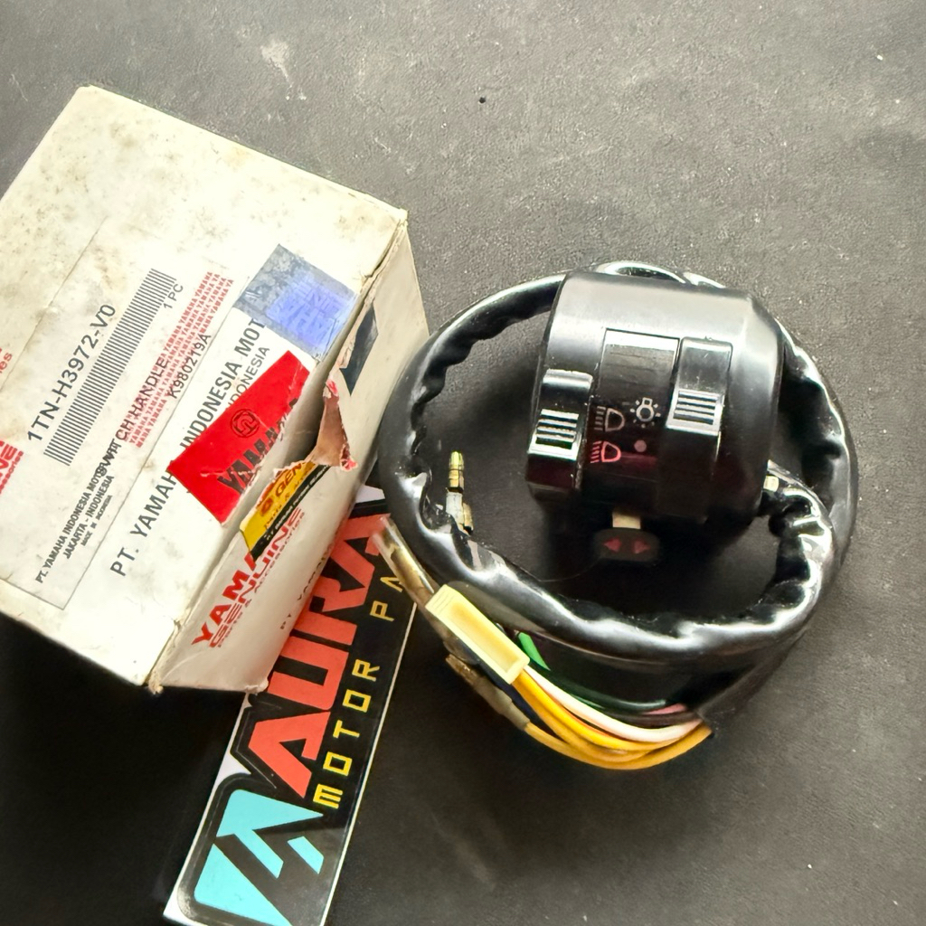Saklar holder switch lampu kiri 1TN rxk rxs rx king kobra lawas lama original 1TN-H3972-V0 NOS