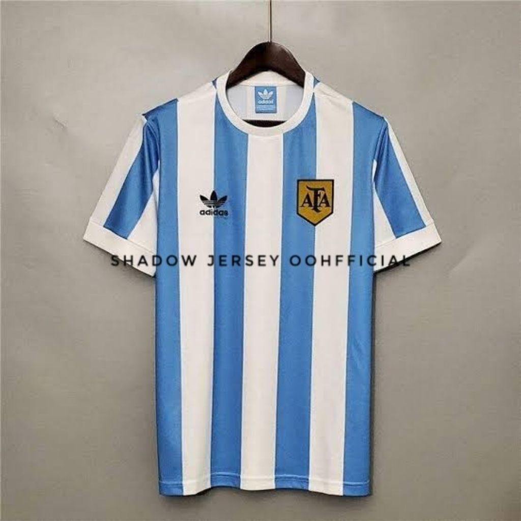 JERSEY SEPAK BOLA // JERSEY 4R.GENTHINA HOME 1978 // FAN VERSION.