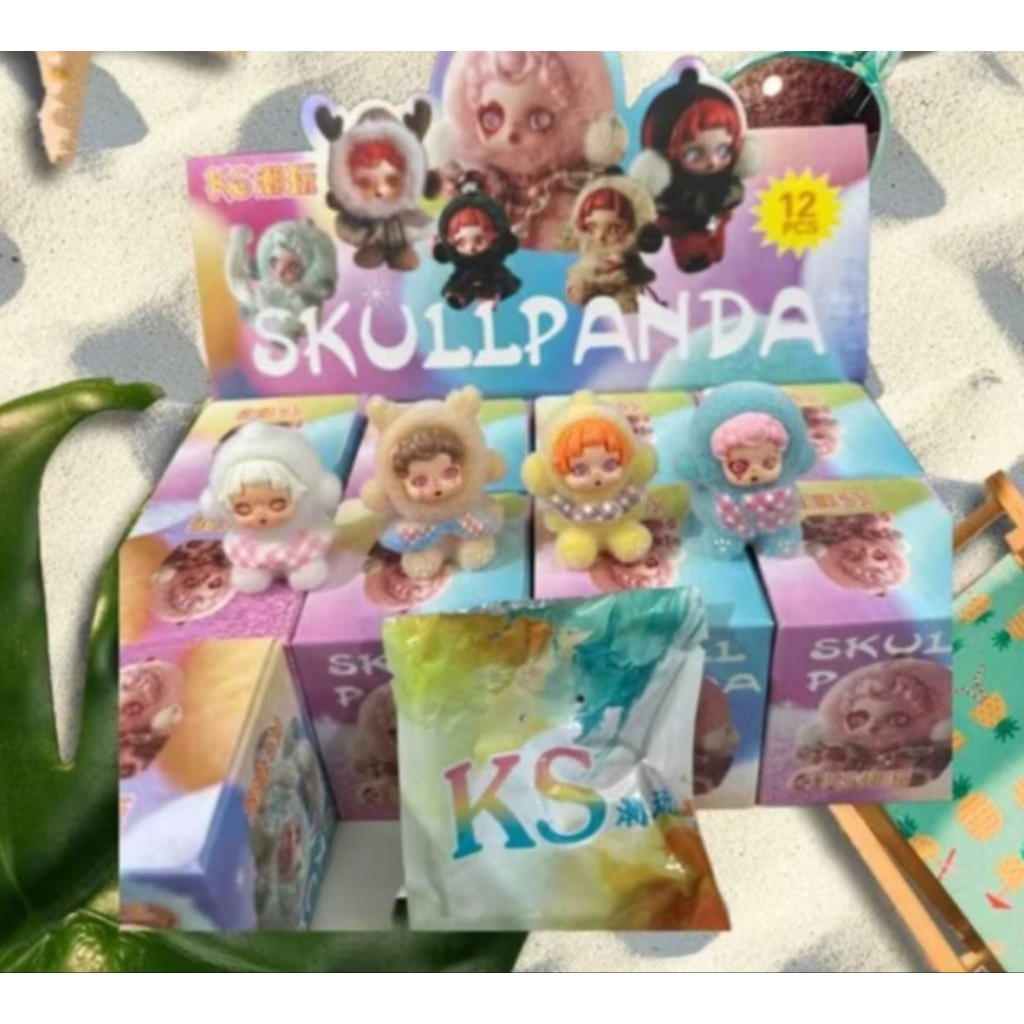 mainan blind box skull panda