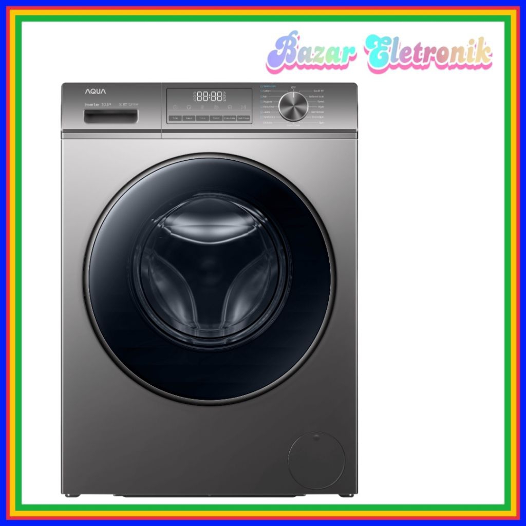 MESIN CUCI AQUA FQW 105900QD / MESIN CUCI FRONT LOADING / MESIN CUCI AQUA 105900 FRONT LOADING