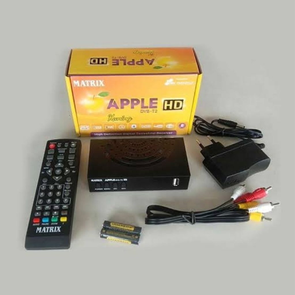 SET TOP BOX MATRIX APPLE KUNING