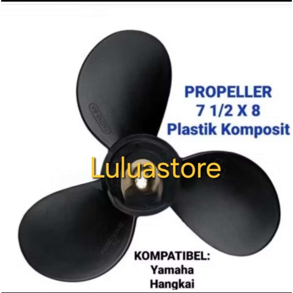 Kipas Baling-Baling Propeller Mesin Tempel Yamaha 4/5 PK