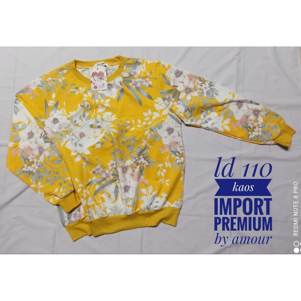 Kaos tiffany fashion import wanita