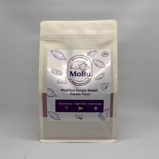 Mobu Tepung Ubi Cilembu (putih) / Tepung Ubi Ungu (Ungu)