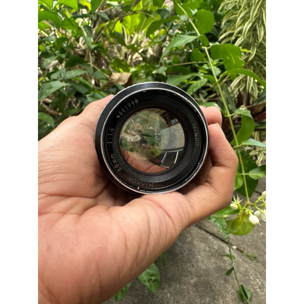 Nikkor nikon 50mm F1.4 Ai lensa manual bonus adapter for sony