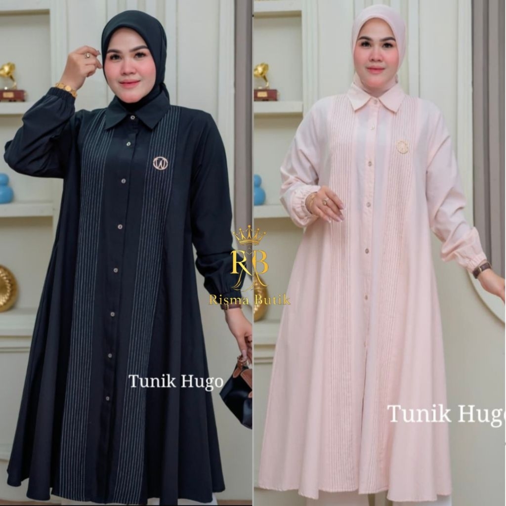 Tunik Winody Tunik Hugo Wanita Busui Katun Casual