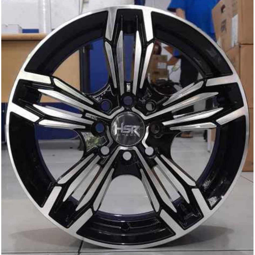4 Velg R14 HSR Merkin pcd 100/114 second brio calya sigra air ev datsun avanza xenia kijang panther 