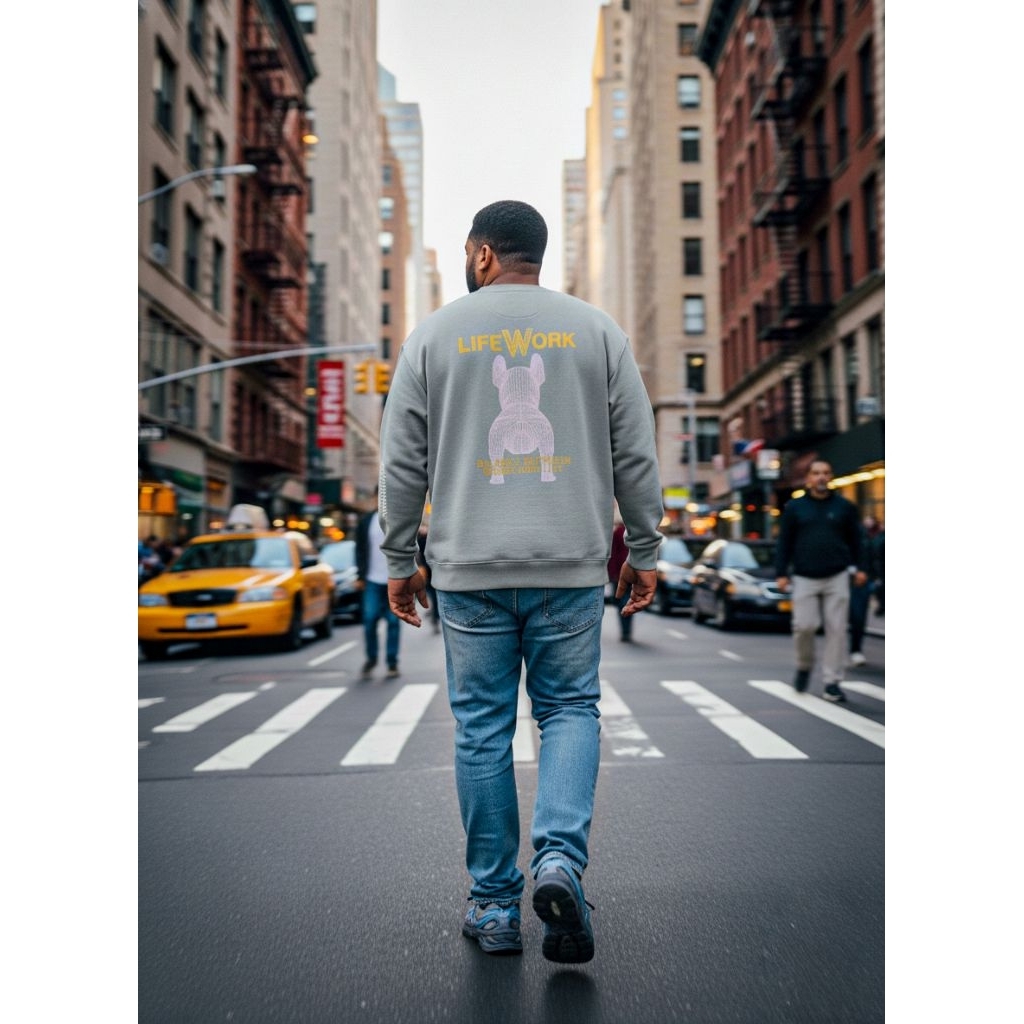 Crewneck LiveWork Fashion LD 138