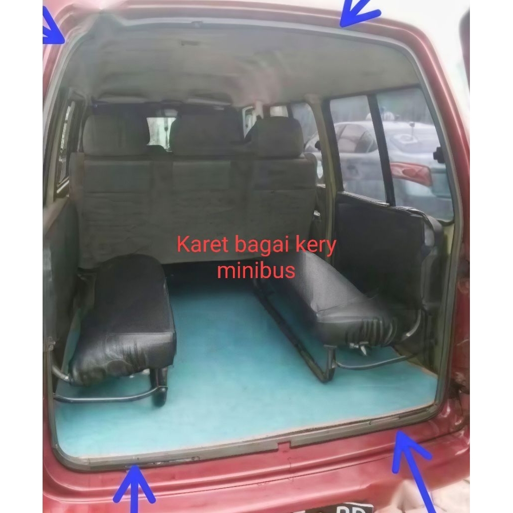 Karet bagasi belakang mobil carry minibus original