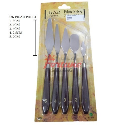 Pisau pallet buttercream cake, Alat dekorasi buttercream cake, spatula buttercream