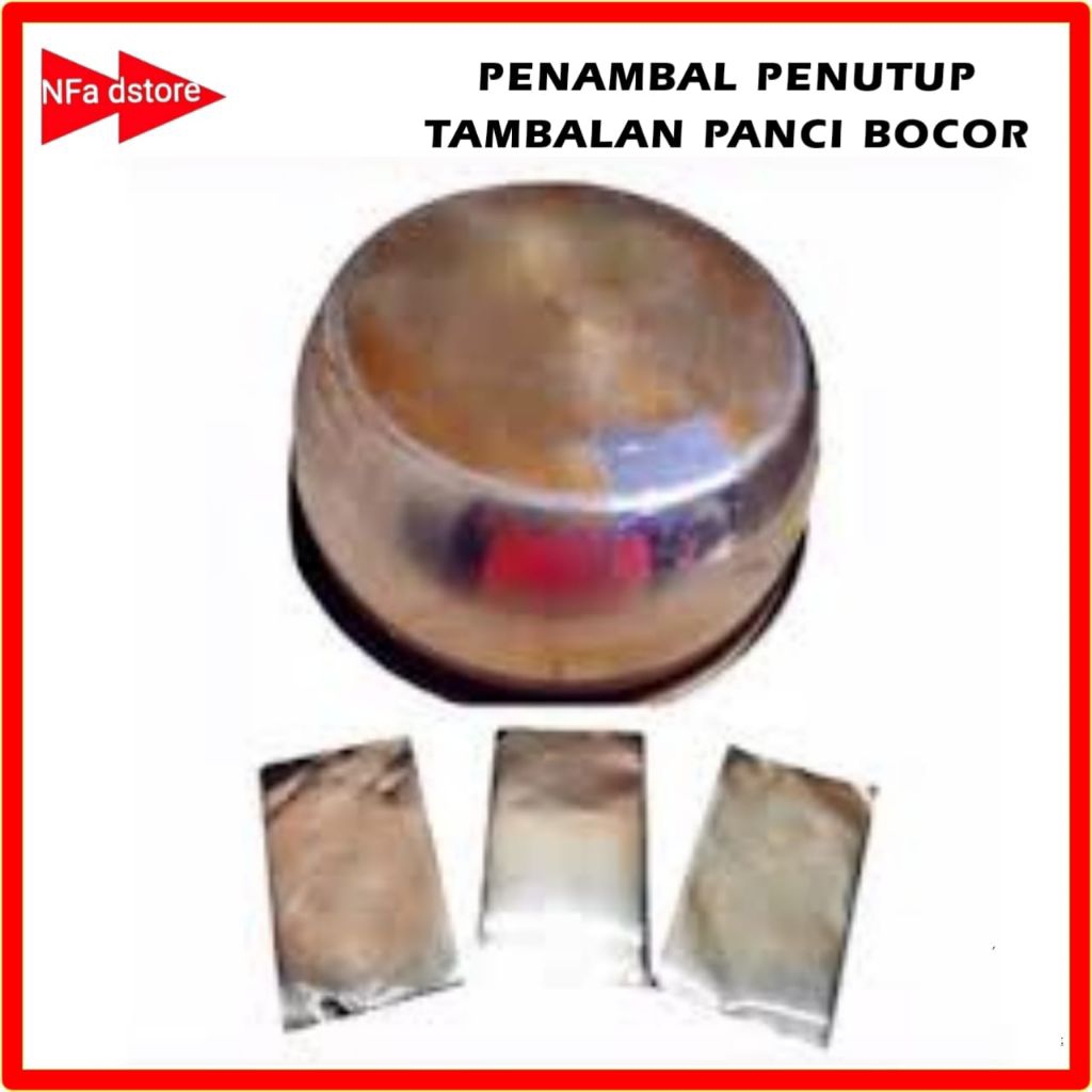 Penambal Tambalan Panci Bocor Stiker Aluminium Penutup Lubang Panci Bocor