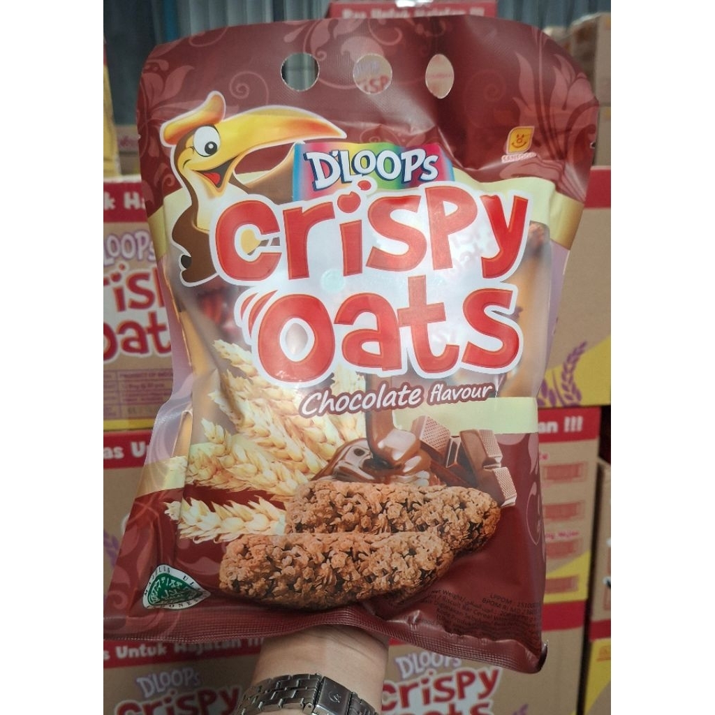 DLOOPS CRISPY OAT 200GR ISI 20 PCS