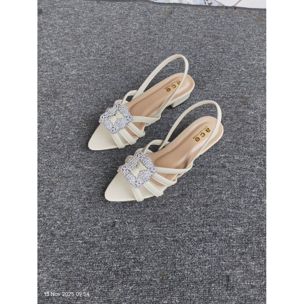 Sandal wanita sandal kekinian sandal hak 3cm terbaru KY011