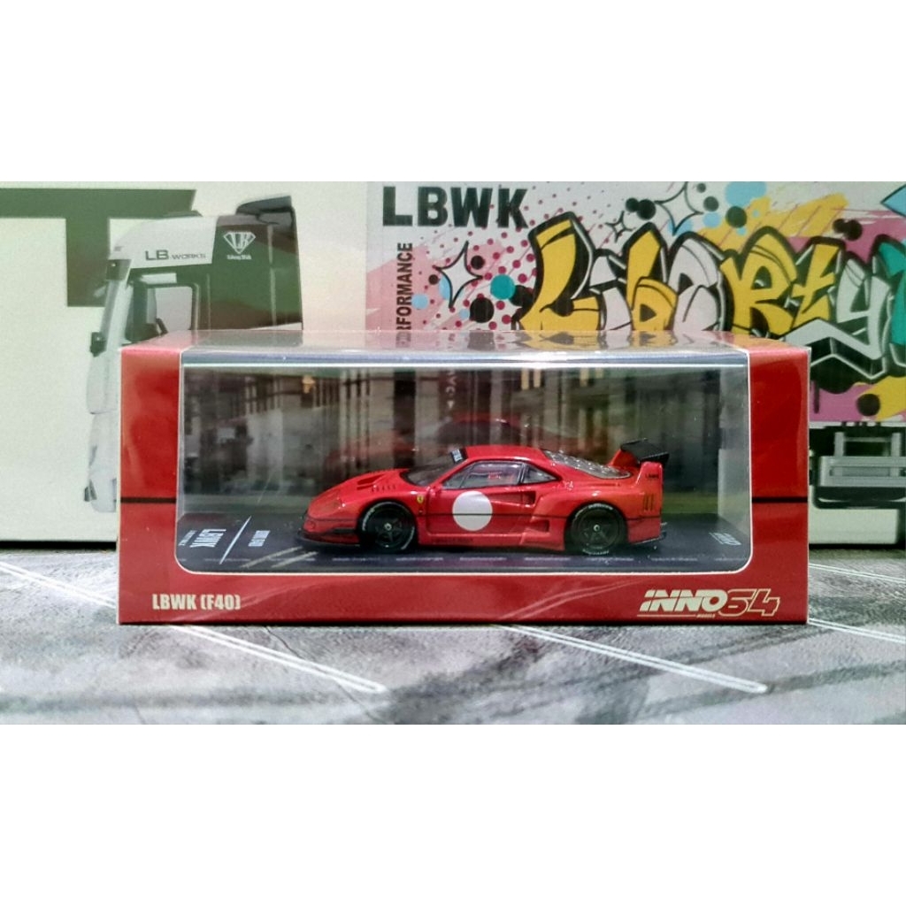 Inno64 Ferrari F40 LB Work (Red)