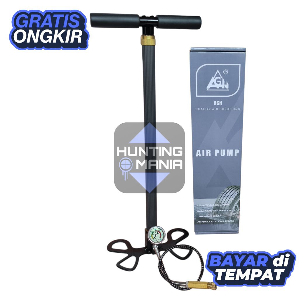 Pompa PCP AGH 4 Stage Kaki Lipat | Pompa PCP 6000 Psi | Pompa PCP AGH | Pompa PCP Lipat