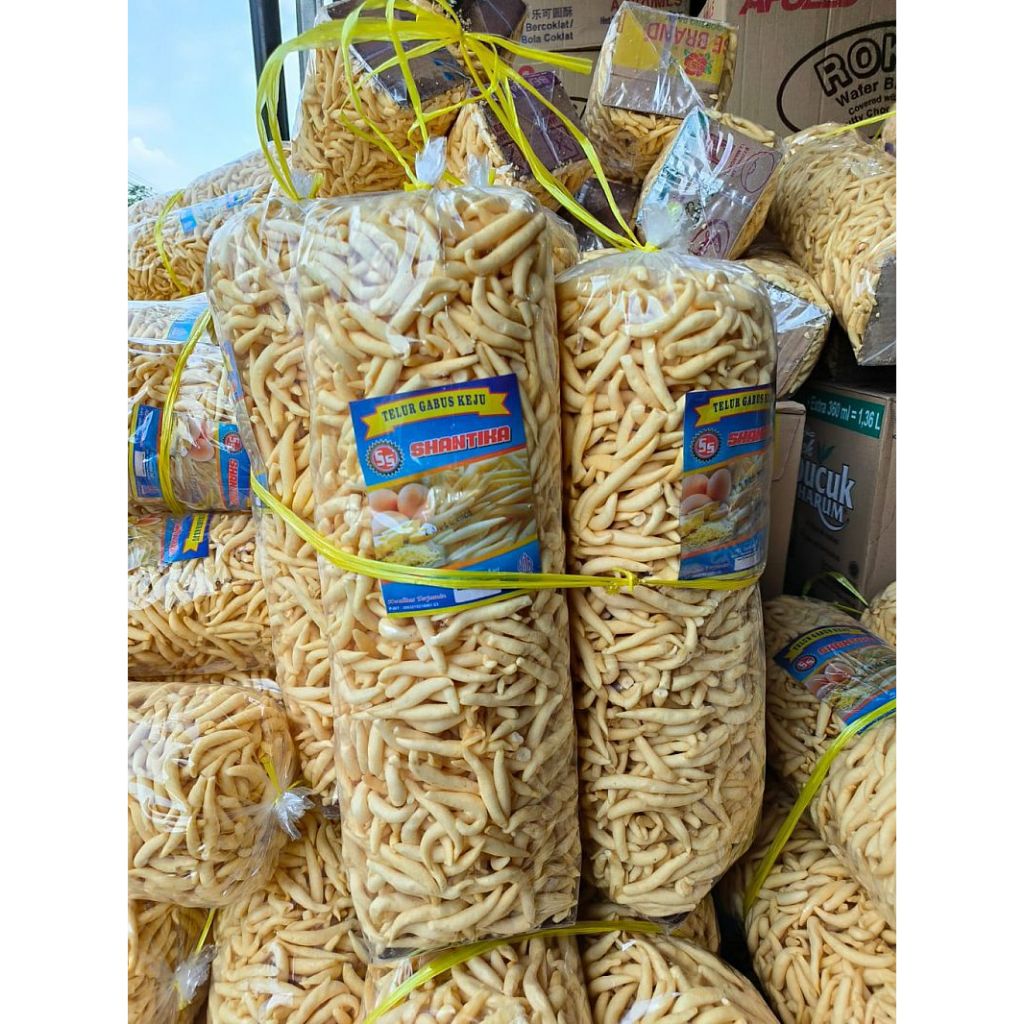 1 BALL TELOR GABUS KEJU PREMIUM Bidaran keju / Snack murah