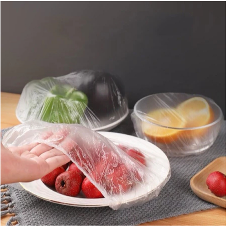 PLASTIK PELINDUNG MAKANAN / PLASTIK KARET / Plastik Penutup Makanan / Cover Pelindung Makanan / Plas