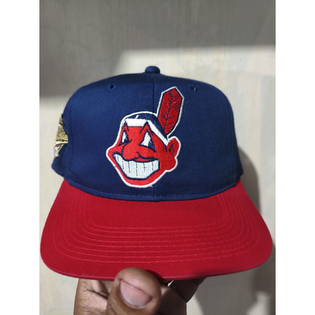 Topi Vintage Cleveland Indians Outdoor Cap X MLB Rare