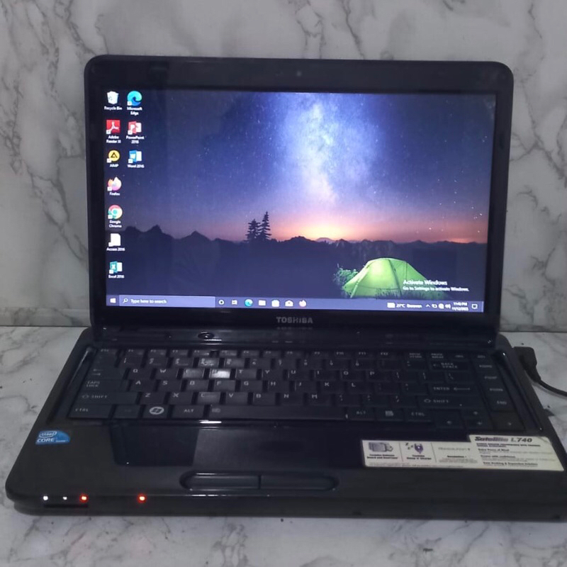 Laptop toshiba L740 core I3 4GB/500GB second