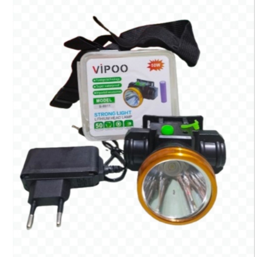 SENTER KRPALA VIPOO S-8911/DIJUAL MURAH SENTER KEPALA VIPOO S-8911