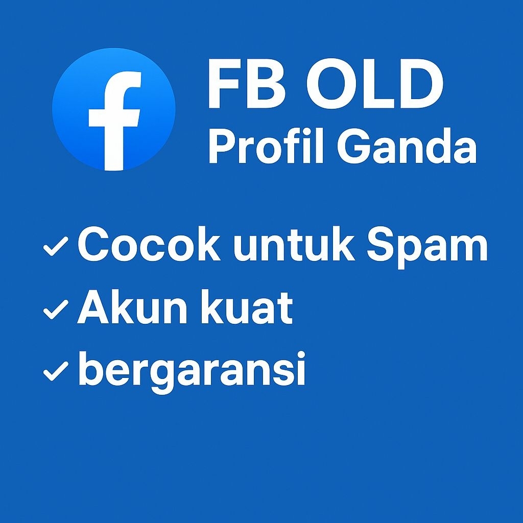 FB Profil Ganda | Bergaransi | Cocok untuk Jualan & Iklan